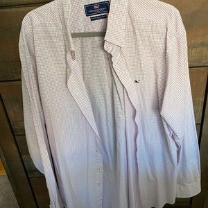 Vineyard Vines XXL Slim Buttondown Pink and blue pattern
